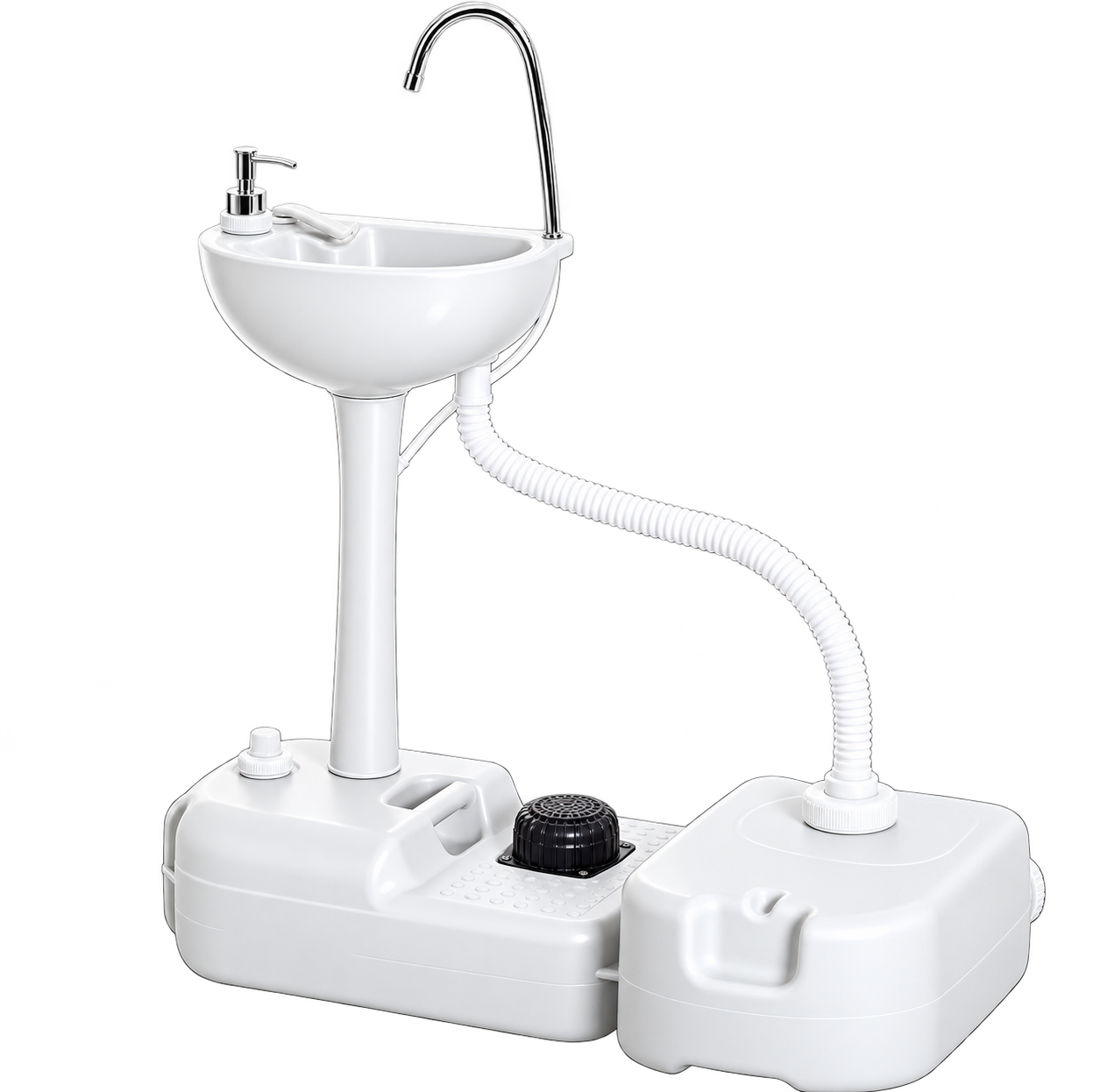 OUDO PRO, station d'eau autonome avec réservoir d'eau propre de 17 L et réservoir d'eaux usées de 24 L
